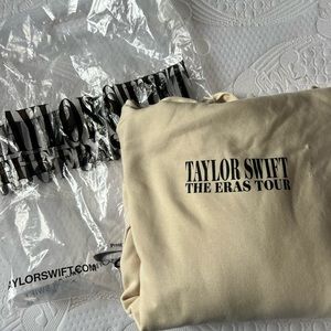 The Eras Tour Beige Hoodie
